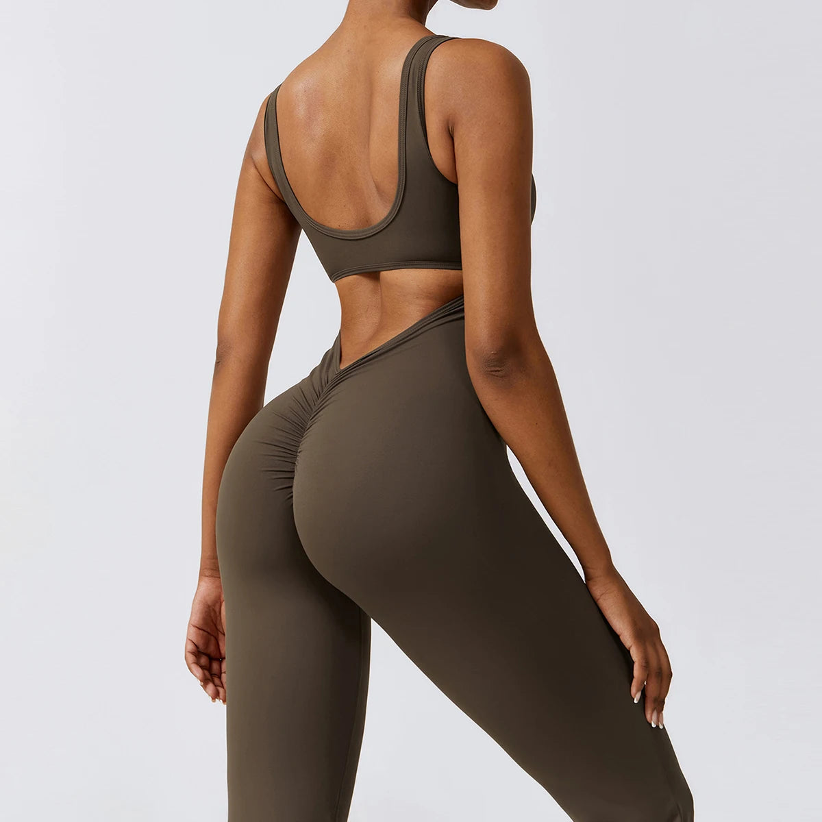 V Jumpsuit For Gym, Training, Yoga & Workout